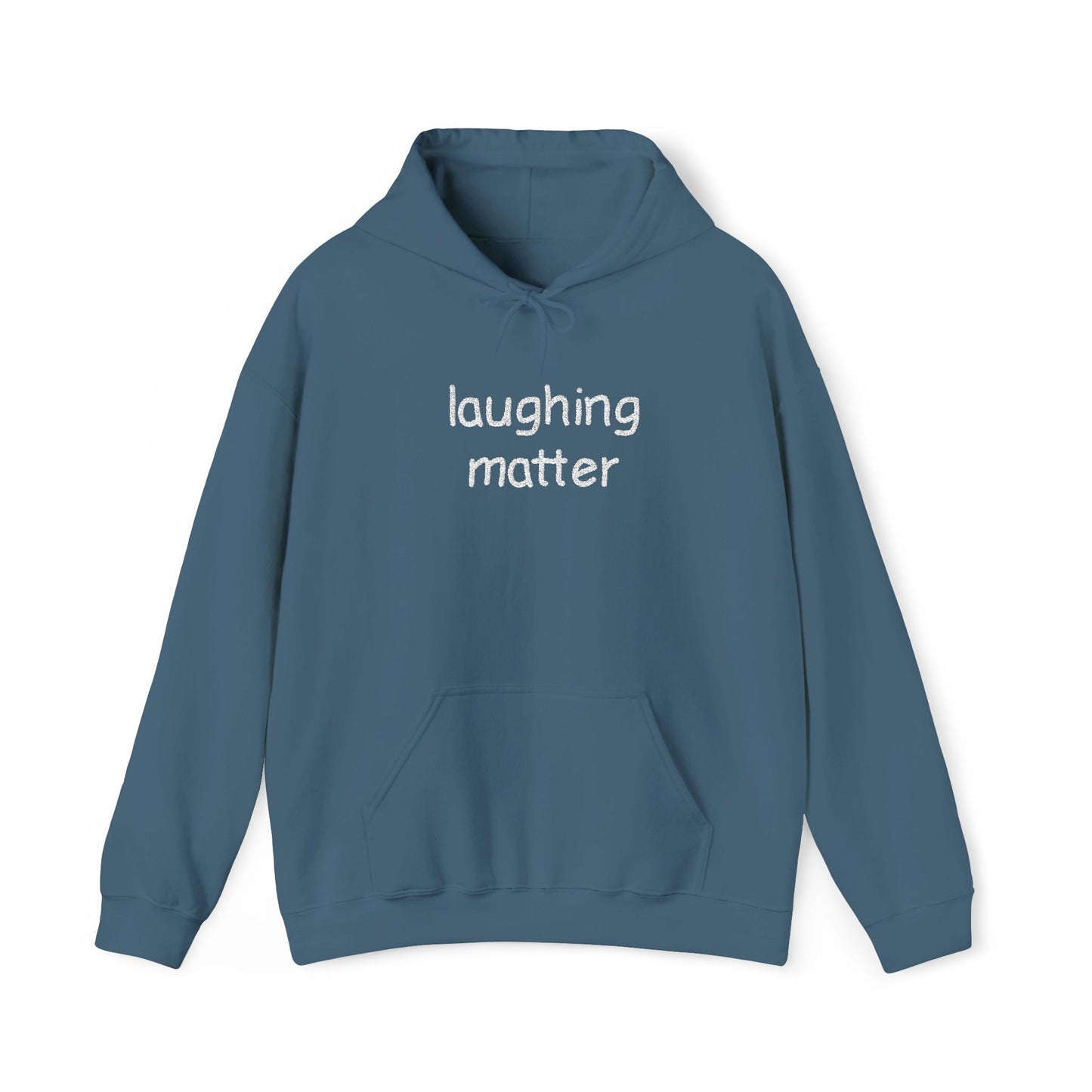embroidered hoodie (comic sans)
