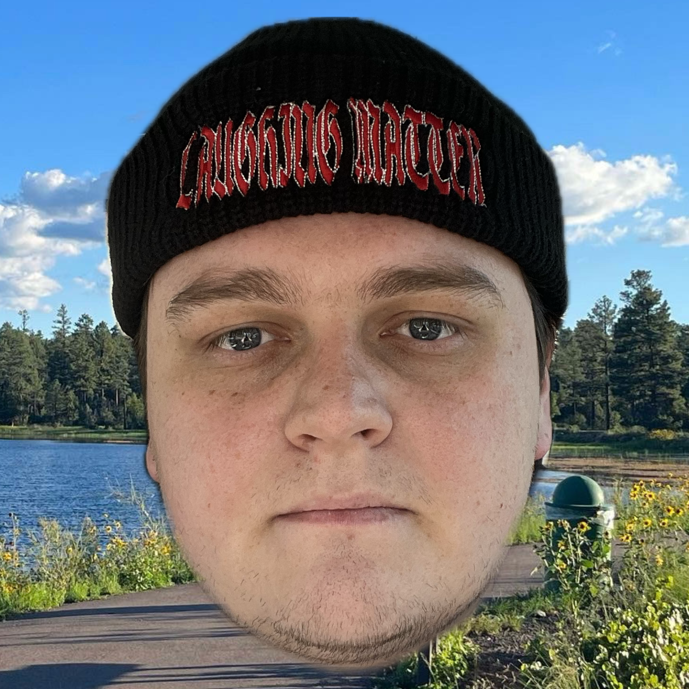 embroidered beanie